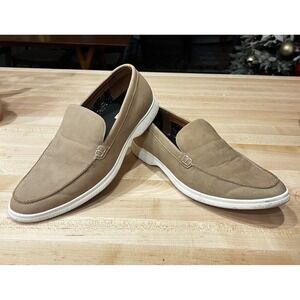 Madden Men's Casual Dress Loafers Shoes With Ortholite 9.5 Beige & White